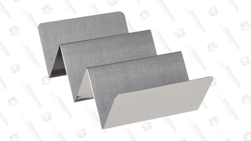 Soporte de acero para tacos | $6 | AmazonGráfico: Shep McAllister
